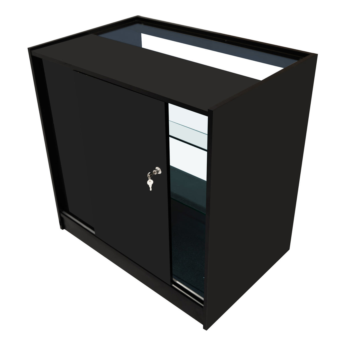 Set Mostradores Comerciales con Luz LED "APOLLO" LM60+ 2x K900 – Negro