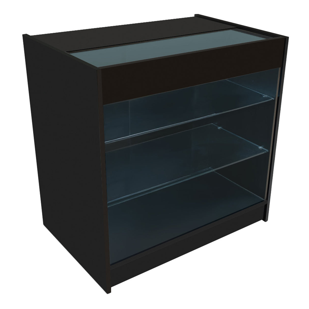 Set Mostradores Comerciales con Luz LED "APOLLO" LM60+ 2x K900 – Negro