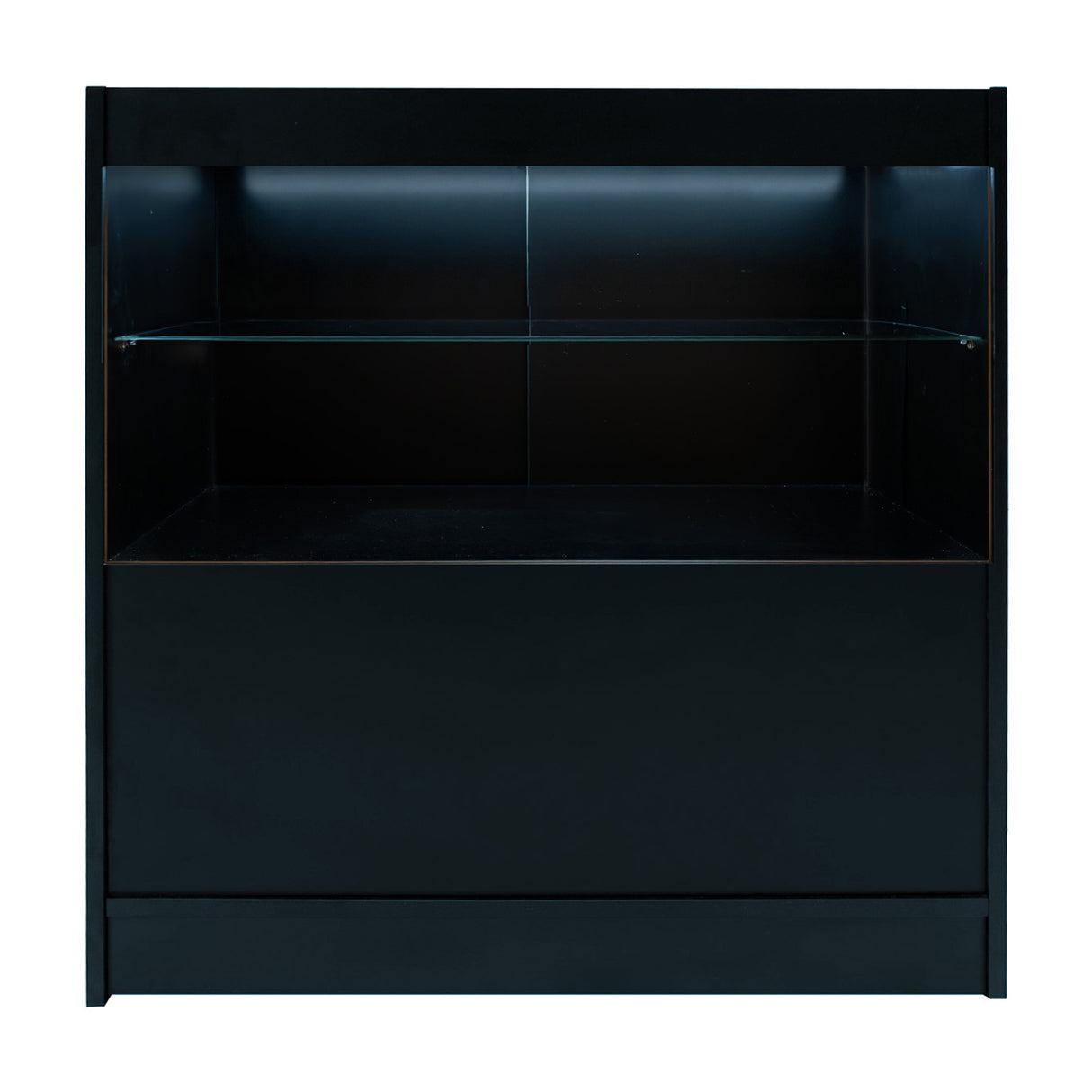 Set Mostradores Comerciales con Luz LED "PHOENIX" CM60 + 2xC900 + TB60 – Negro