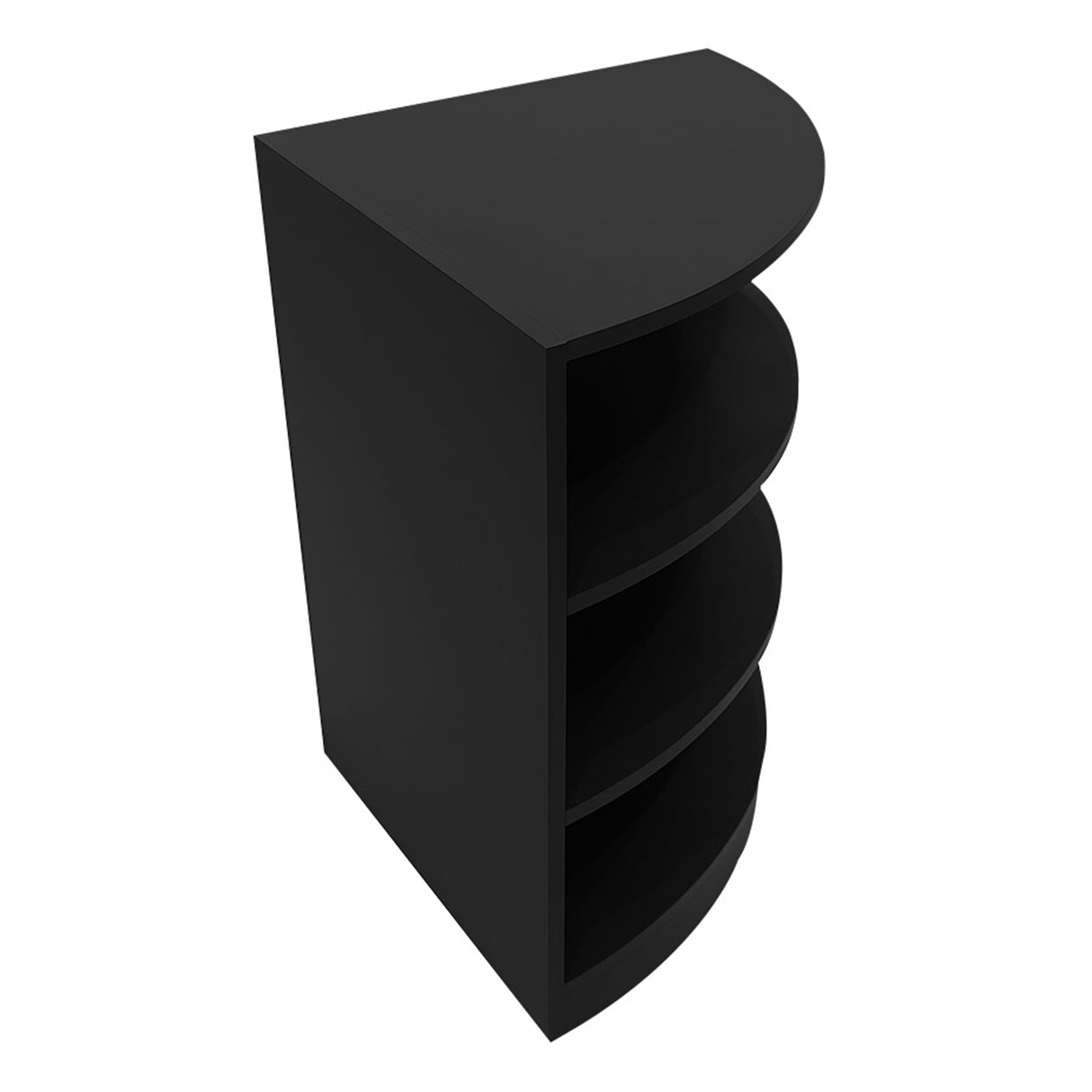 Set Mostradores Comerciales con Luz LED "ASTRO" LM60 + 2xK900 + TB60 – Negro