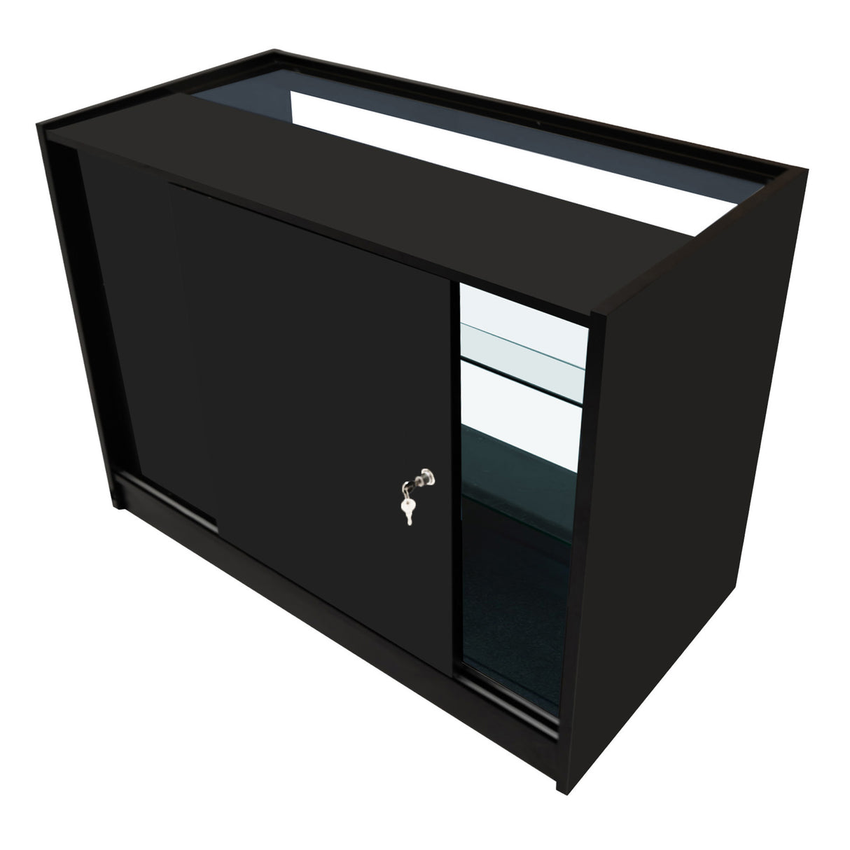 Set Mostradores Comerciales con Luz LED "HELIOS" CM60+ 2x K1200 – Negro