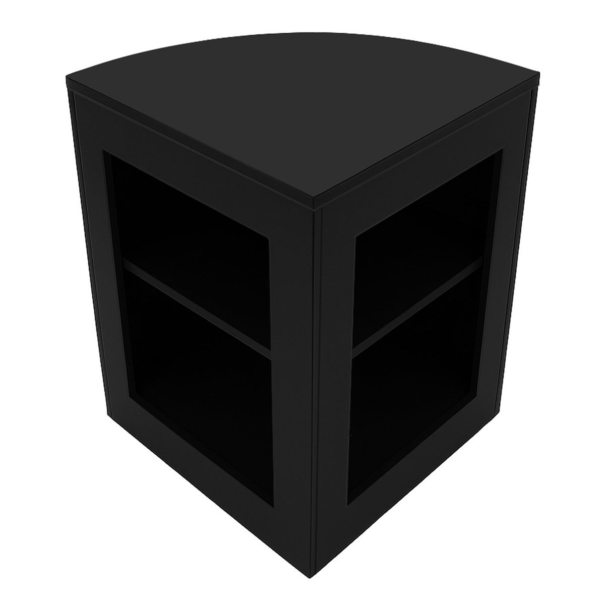 Set Mostradores Comerciales con Luz LED "ADONIS" CM60 + B1200 + C1200 – Negro