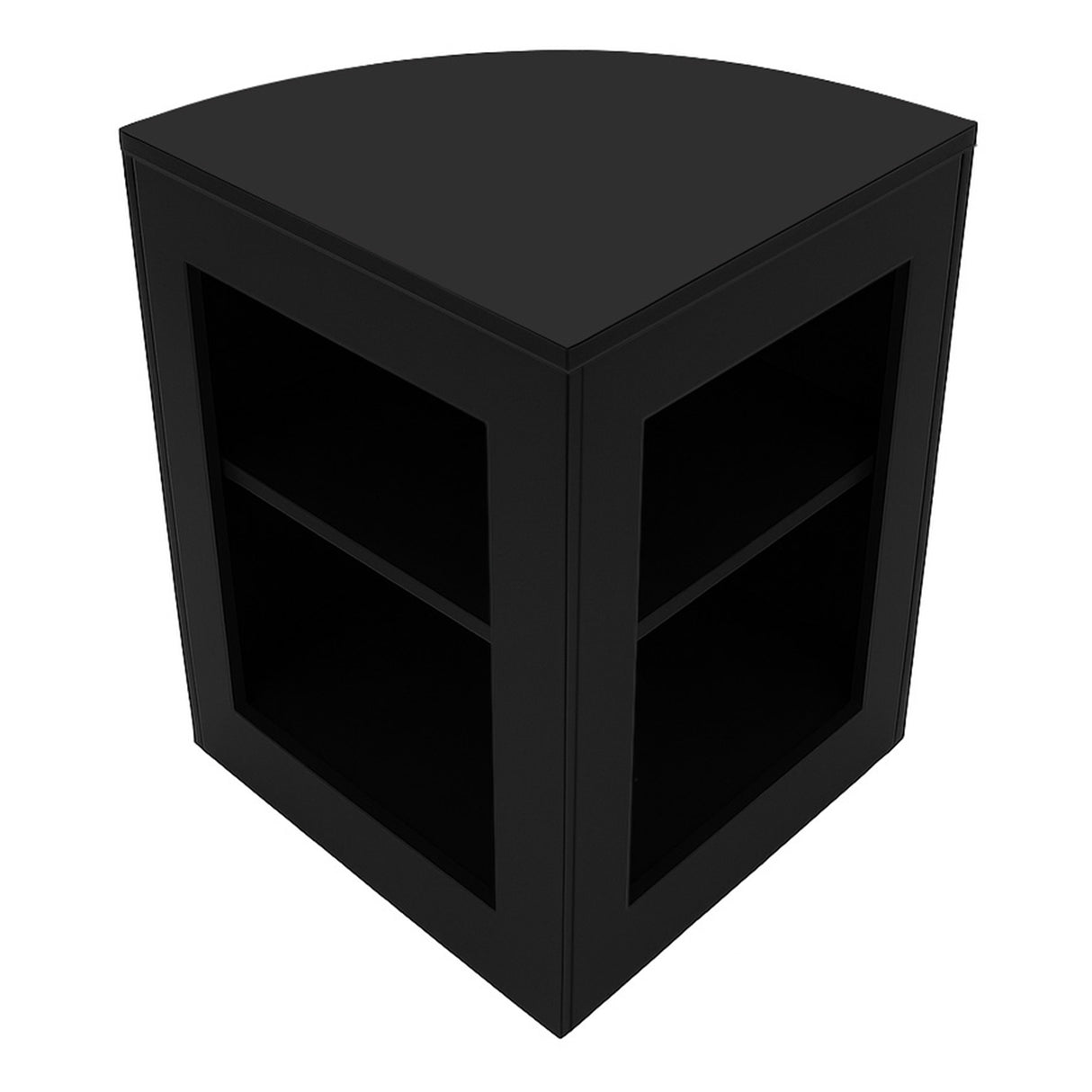 Set Mostradores Comerciales con Luz LED "TRITON" CM60 + K1200 + B1200 – Negro