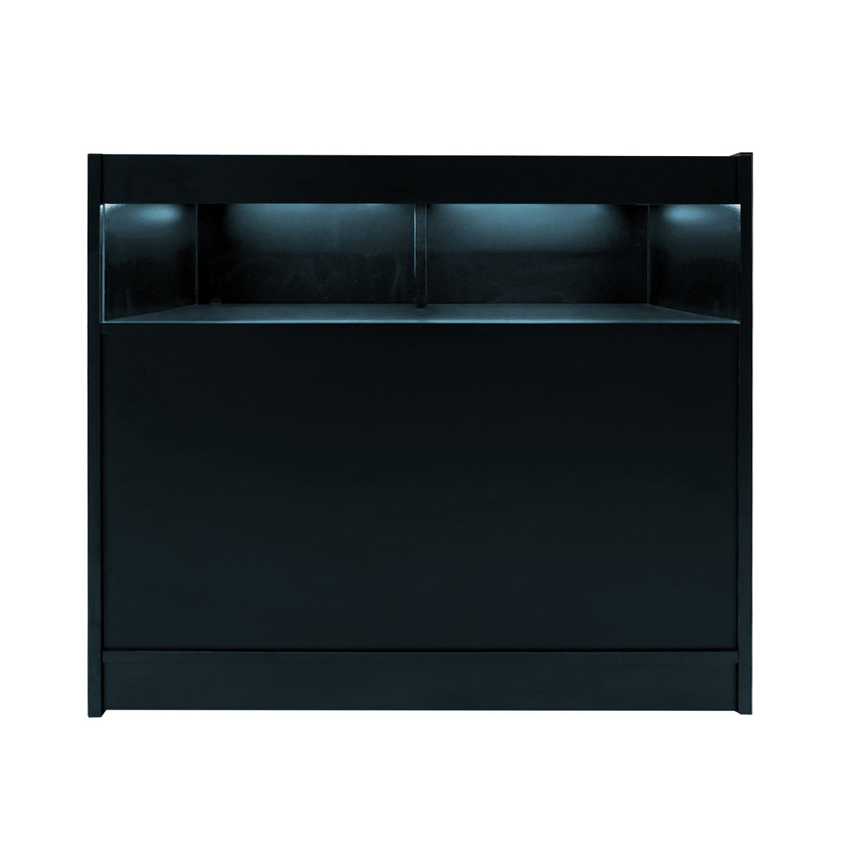 Set Mostradores Comerciales con Luz LED "THESEUS" LM60+ 2x B1200 – Negro