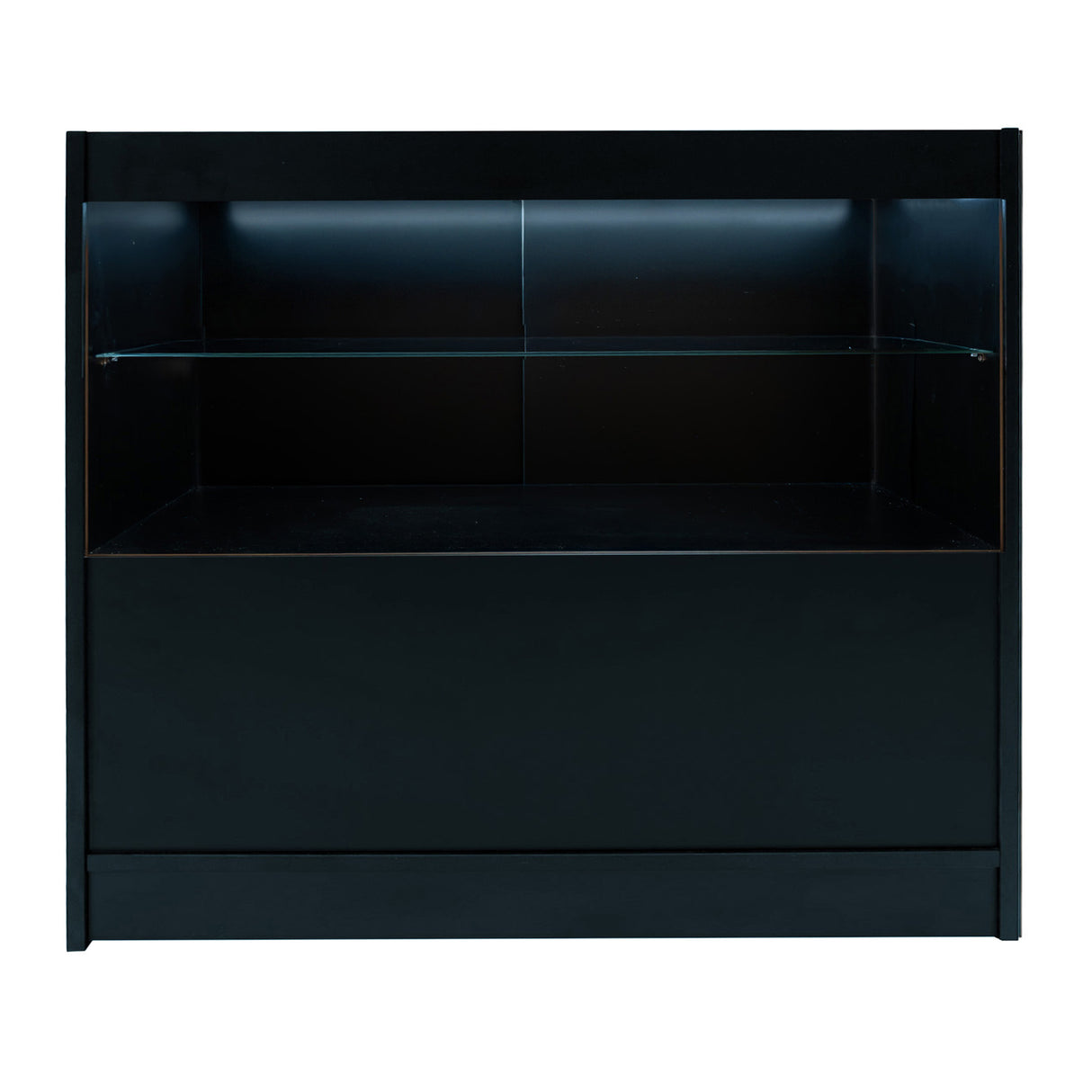 Set Mostradores Comerciales con Luz LED "ANDROMEDA" LM60+ 2x C1200 – Negro