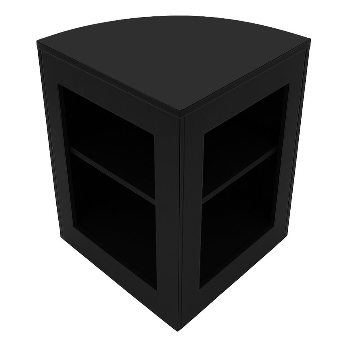 Set Mostradores Comerciales con Luz LED "PHOENIX" CM60 + 2xC1200 + TB60 – Negro