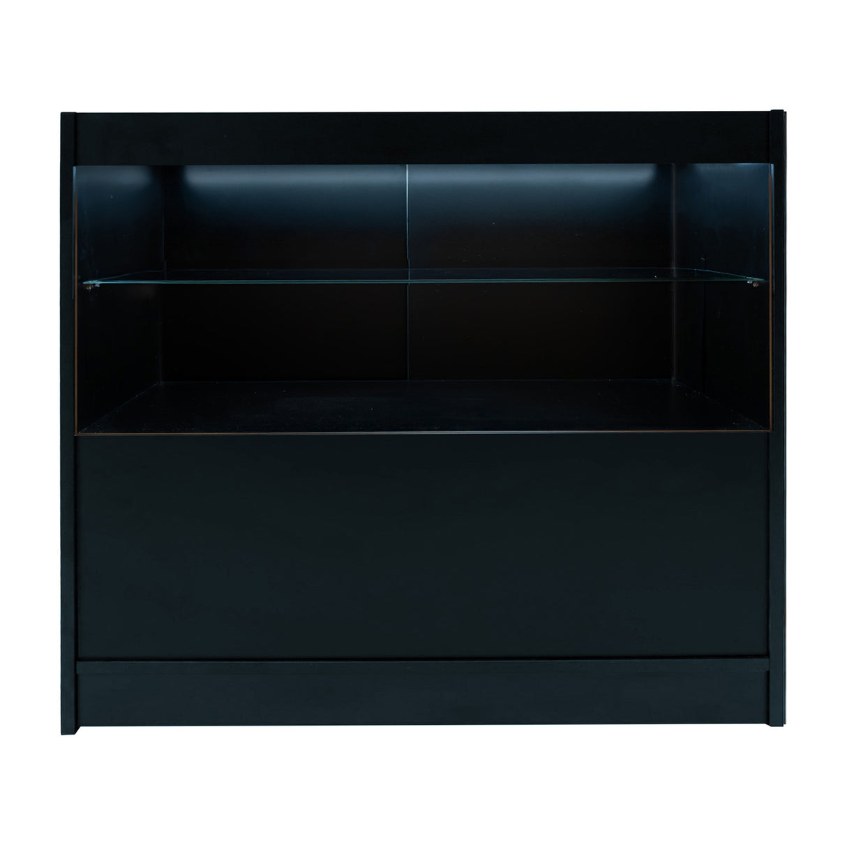 Set Mostradores Comerciales con Luz LED "ECLIPSE" LM60 + 2xC1200 + TB60 – Negro