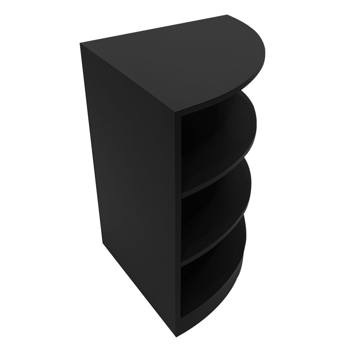 Set Mostradores Comerciales con Luz LED "HYPERION" LM60 + B1200 + K1200 + TB60 – Negro