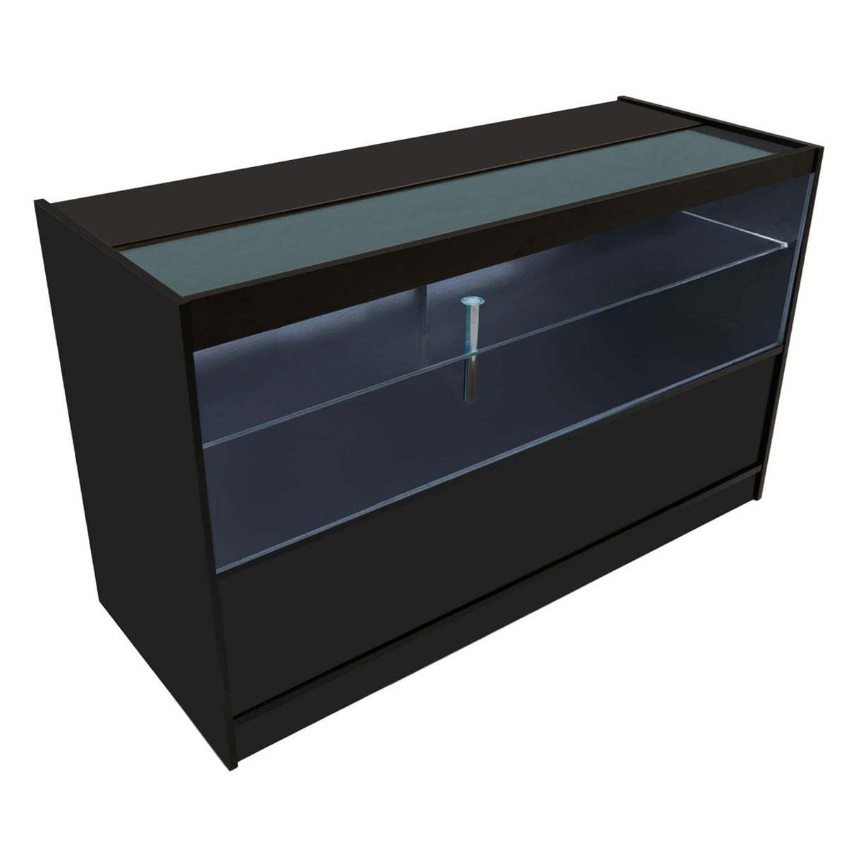 Set Mostradores Comerciales con Luz LED "HERA" CM60 + K1500 + C1500 – Negro