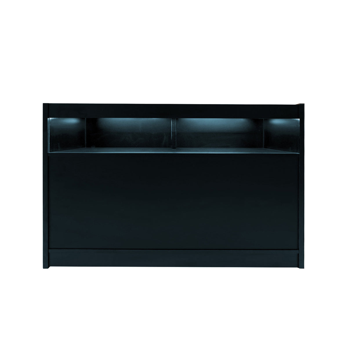 Set Mostradores Comerciales con Luz LED "THESEUS" LM60+ 2x B1500 – Negro