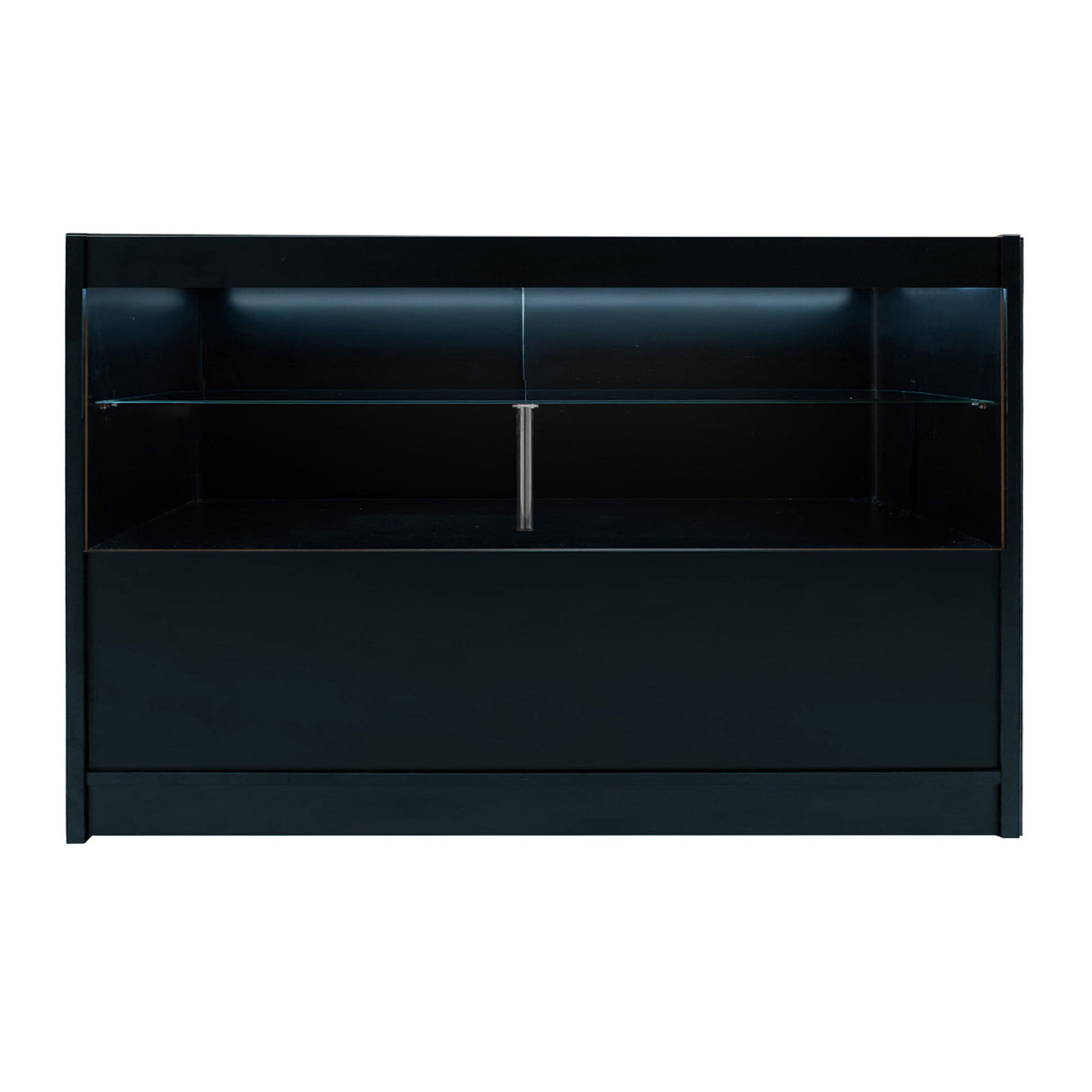 Set Mostradores Comerciales con Luz LED "ANDROMEDA" LM60+ 2x C1500 – Negro