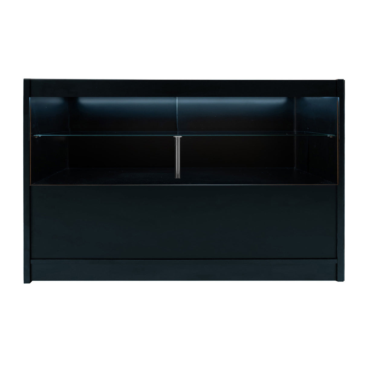 Set Mostradores Comerciales con Luz LED "PHOENIX" CM60 + 2xC1500 + TB60 – Negro