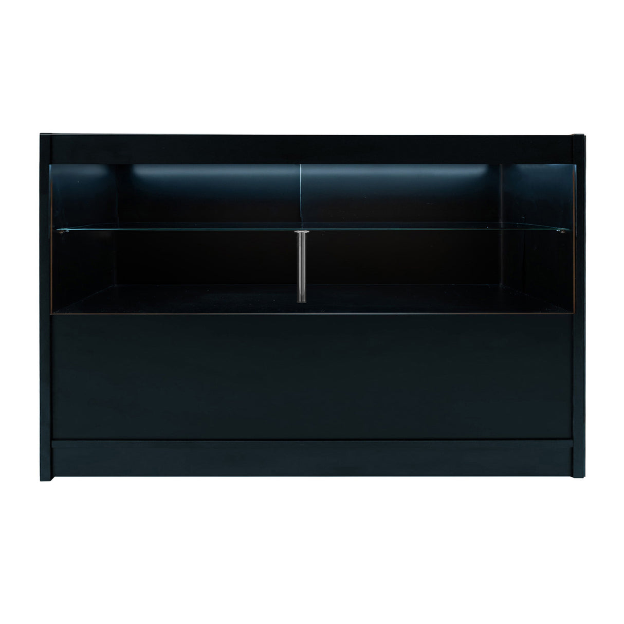 Set Mostradores Comerciales con Luz LED "ECLIPSE" LM60 + 2xC1500 + TB60 – Negro