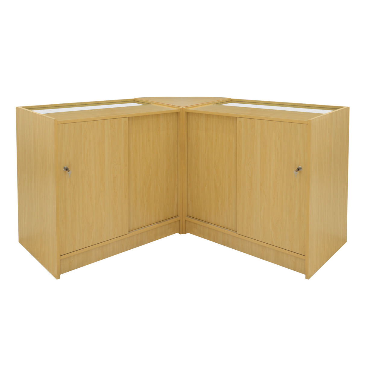 Set Mostradores Comerciales con Luz LED "IRIS" CM60+ 2x B900 – Arce