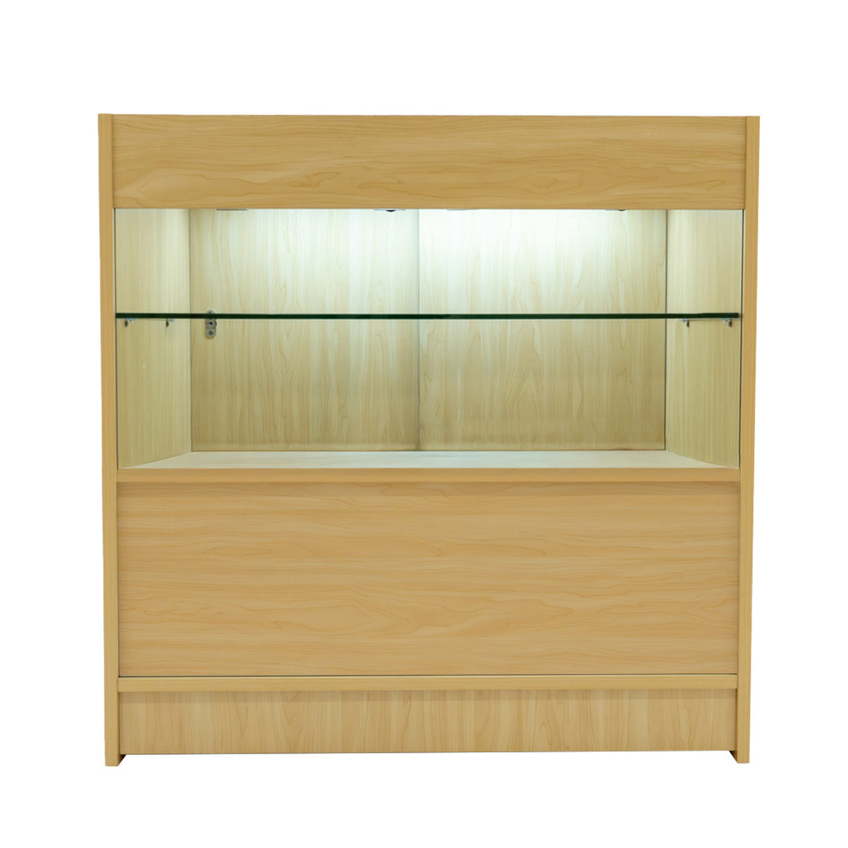 Set Mostradores Comerciales con Luz LED "SELENE" CM60+ 2x C900 – Arce