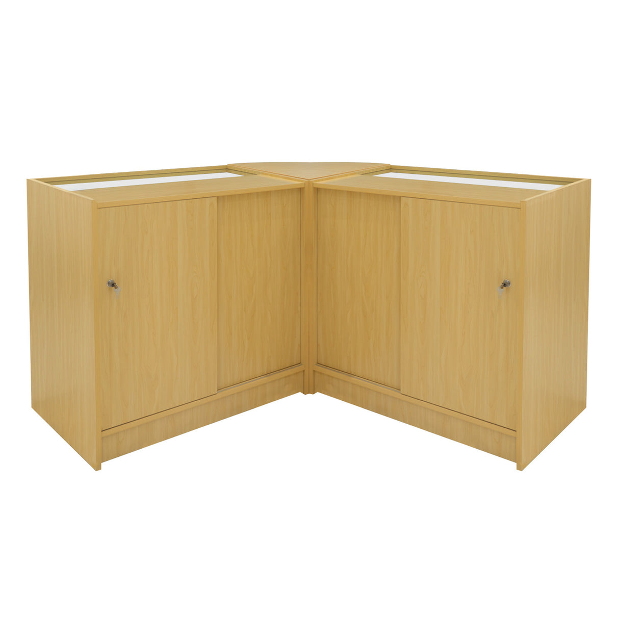 Set Mostradores Comerciales con Luz LED "HELIOS" CM60+ 2x K900 – Arce