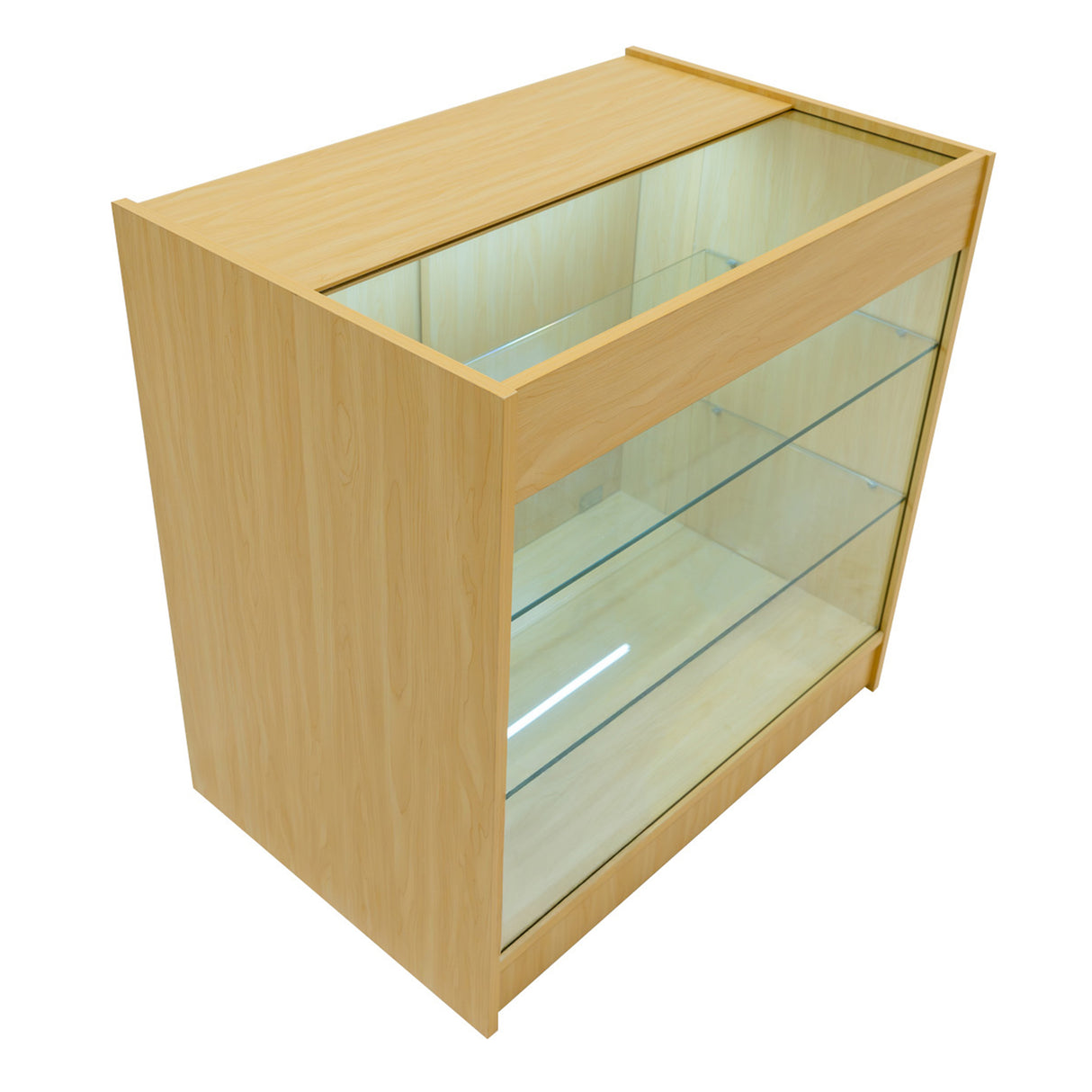 Set Mostradores Comerciales con Luz LED "HERA" CM60 + K900 + C900 – Arce