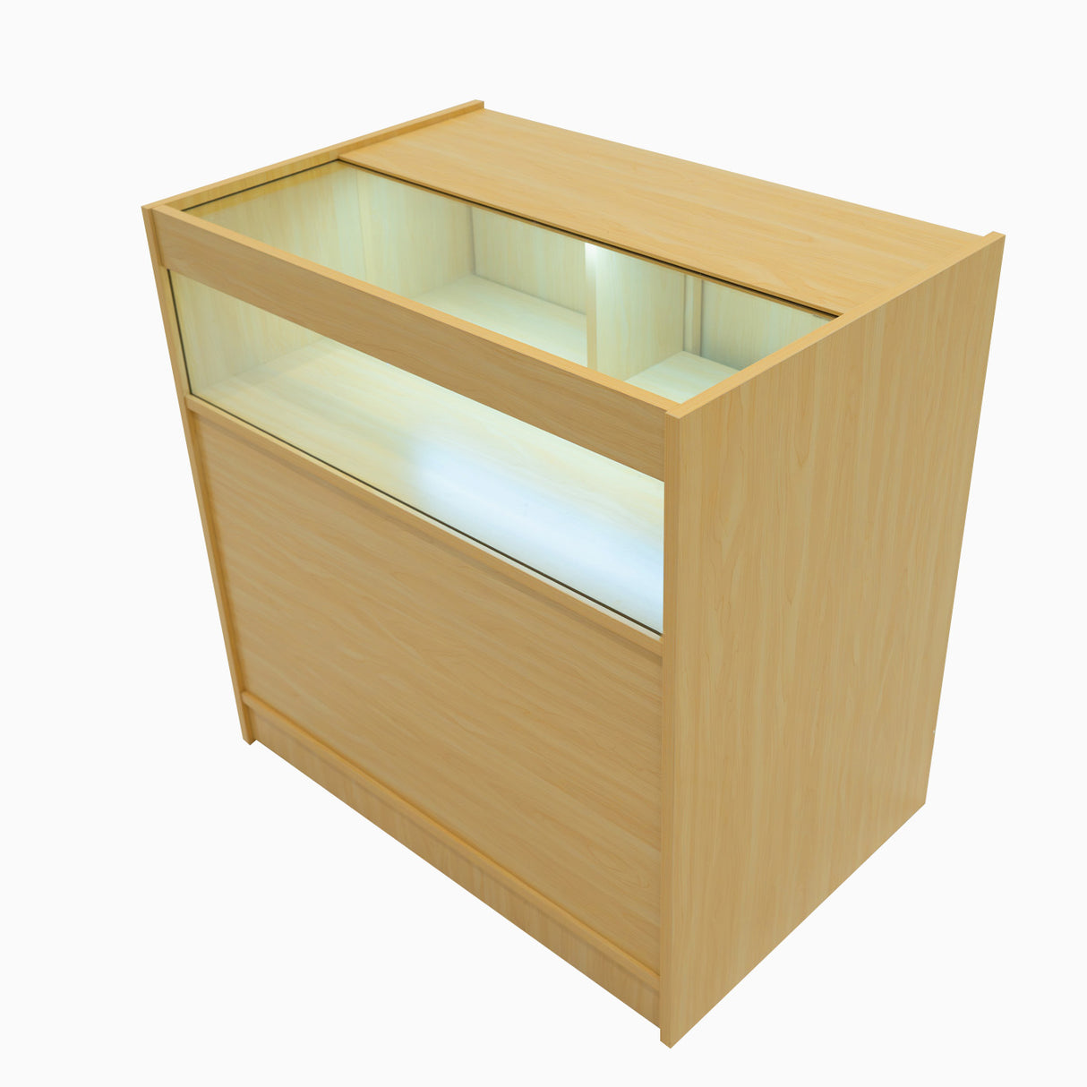 Set Mostradores Comerciales con Luz LED "THESEUS" LM60+ 2x B900 – Arce