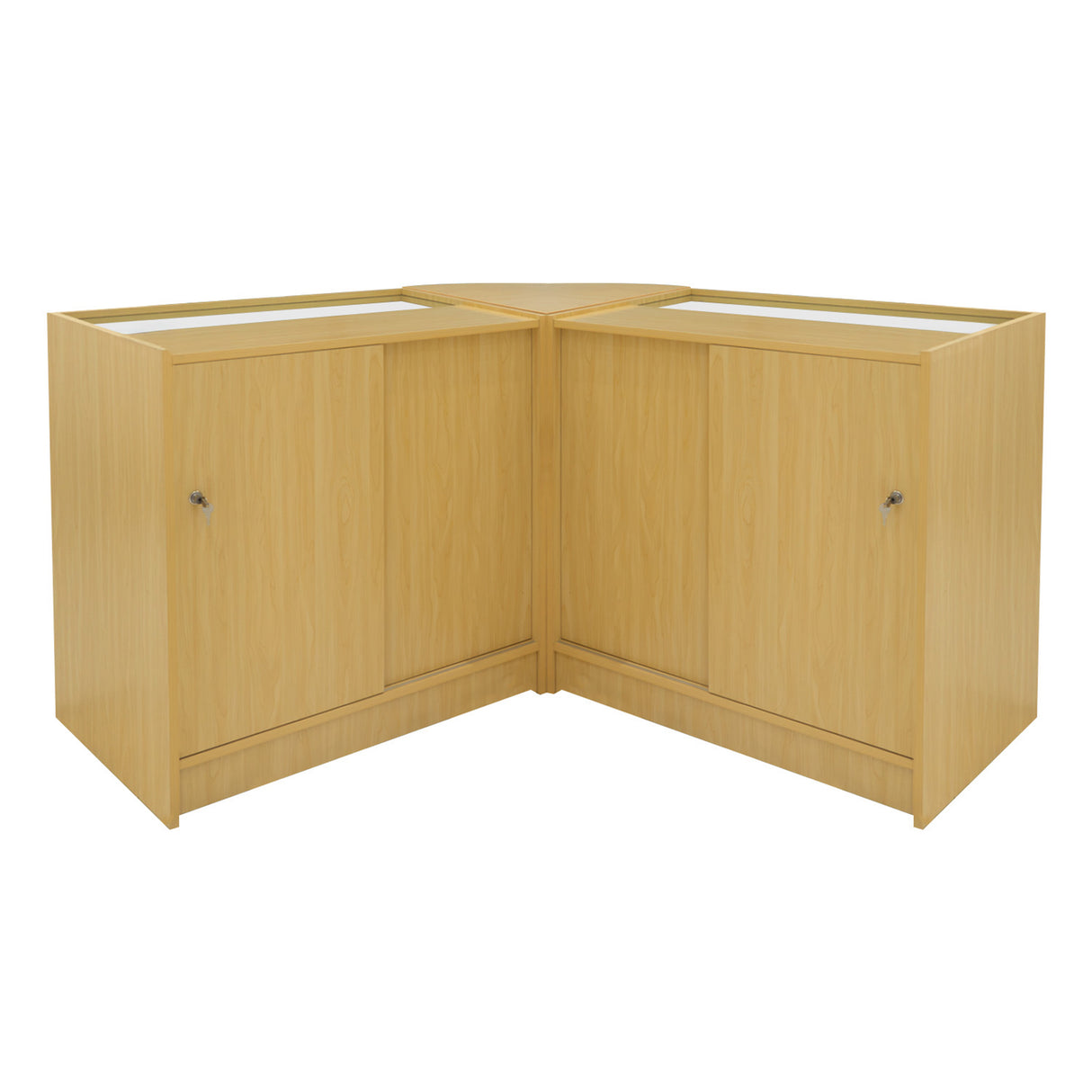 Set Mostradores Comerciales con Luz LED "APOLLO" LM60+ 2x K900 – Arce