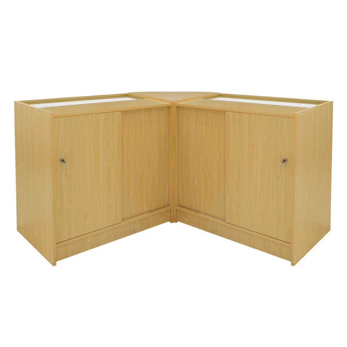 Set Mostradores Comerciales con Luz LED "CALLIOPE" LM60 + K900 + C900 – Arce