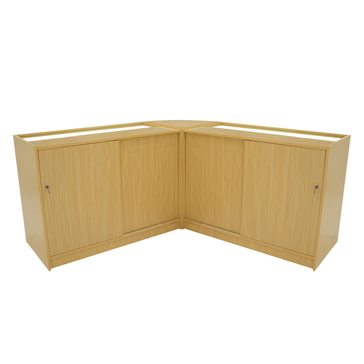 Set Mostradores Comerciales con Luz LED "THESEUS" LM60+ 2x B1200 – Arce