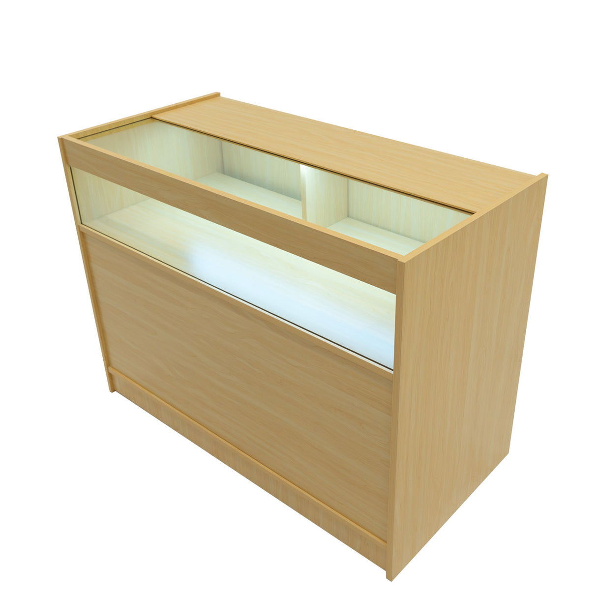 Set Mostradores Comerciales con Luz LED "THESEUS" LM60+ 2x B1200 – Arce