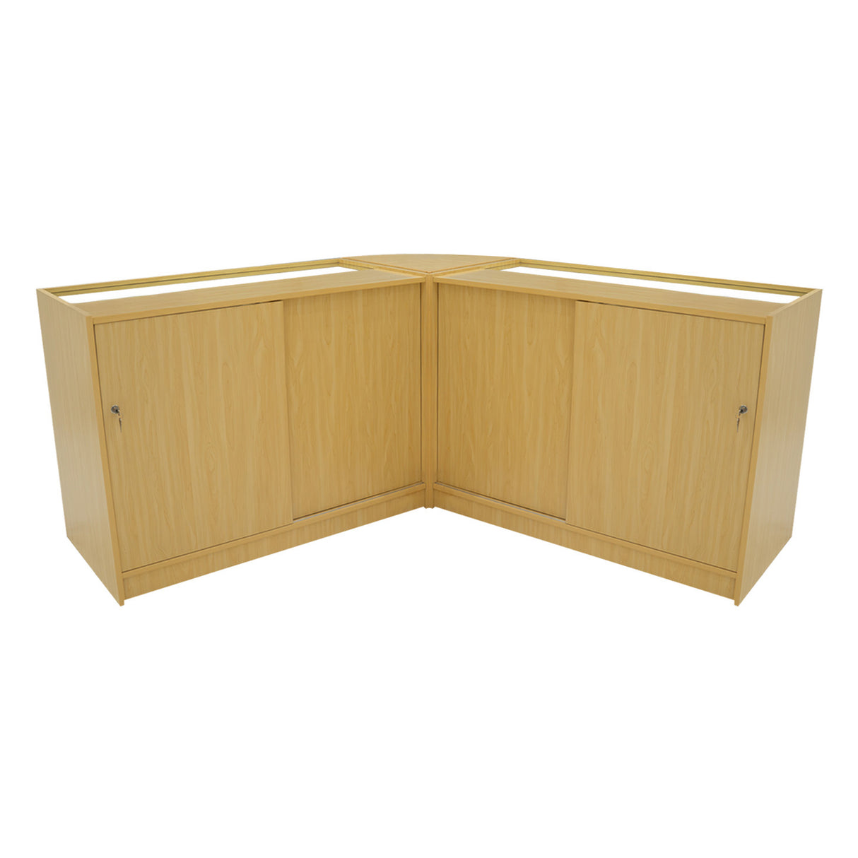 Set Mostradores Comerciales con Luz LED "APOLLO" LM60+ 2x K1200 – Arce