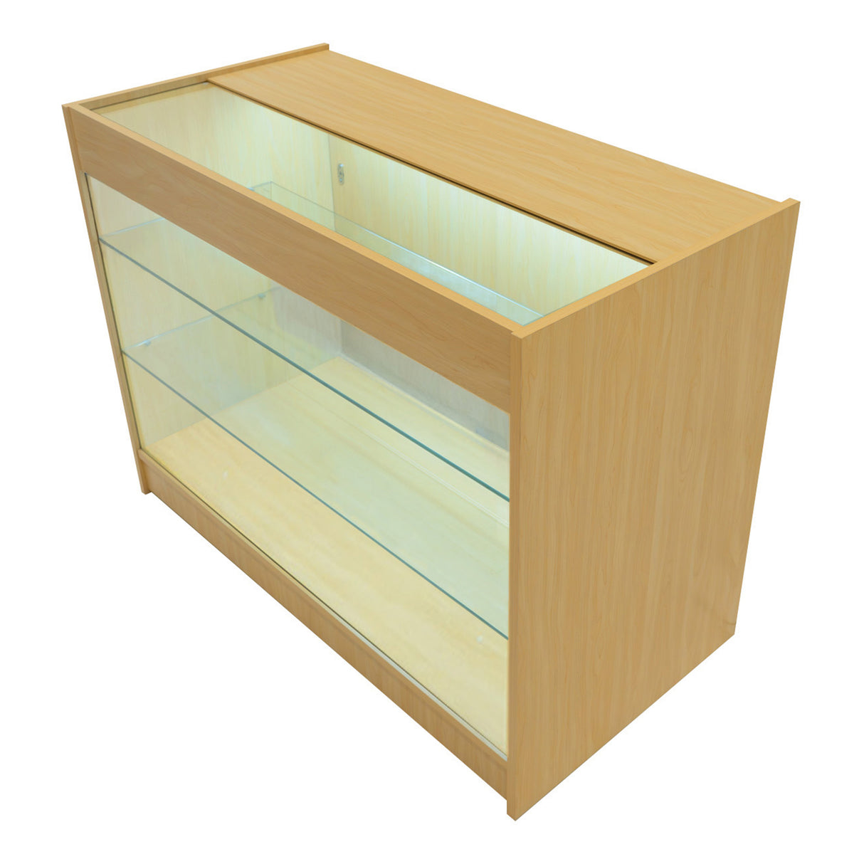 Set Mostradores Comerciales con Luz LED "APOLLO" LM60+ 2x K1200 – Arce