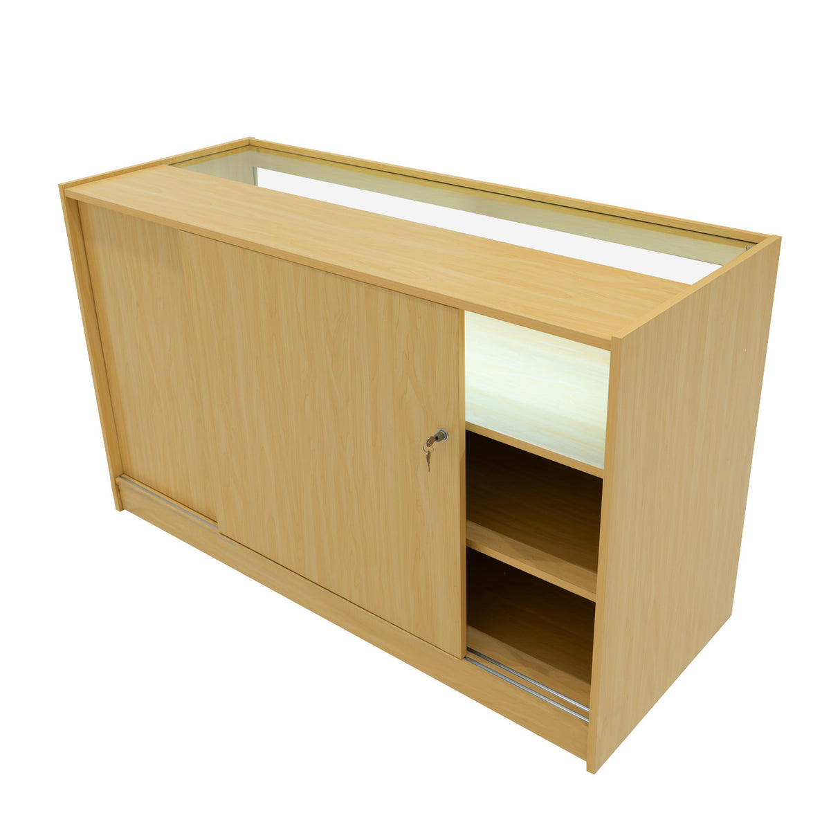 Set Mostradores Comerciales con Luz LED "THESEUS" LM60+ 2x B1500 – Arce