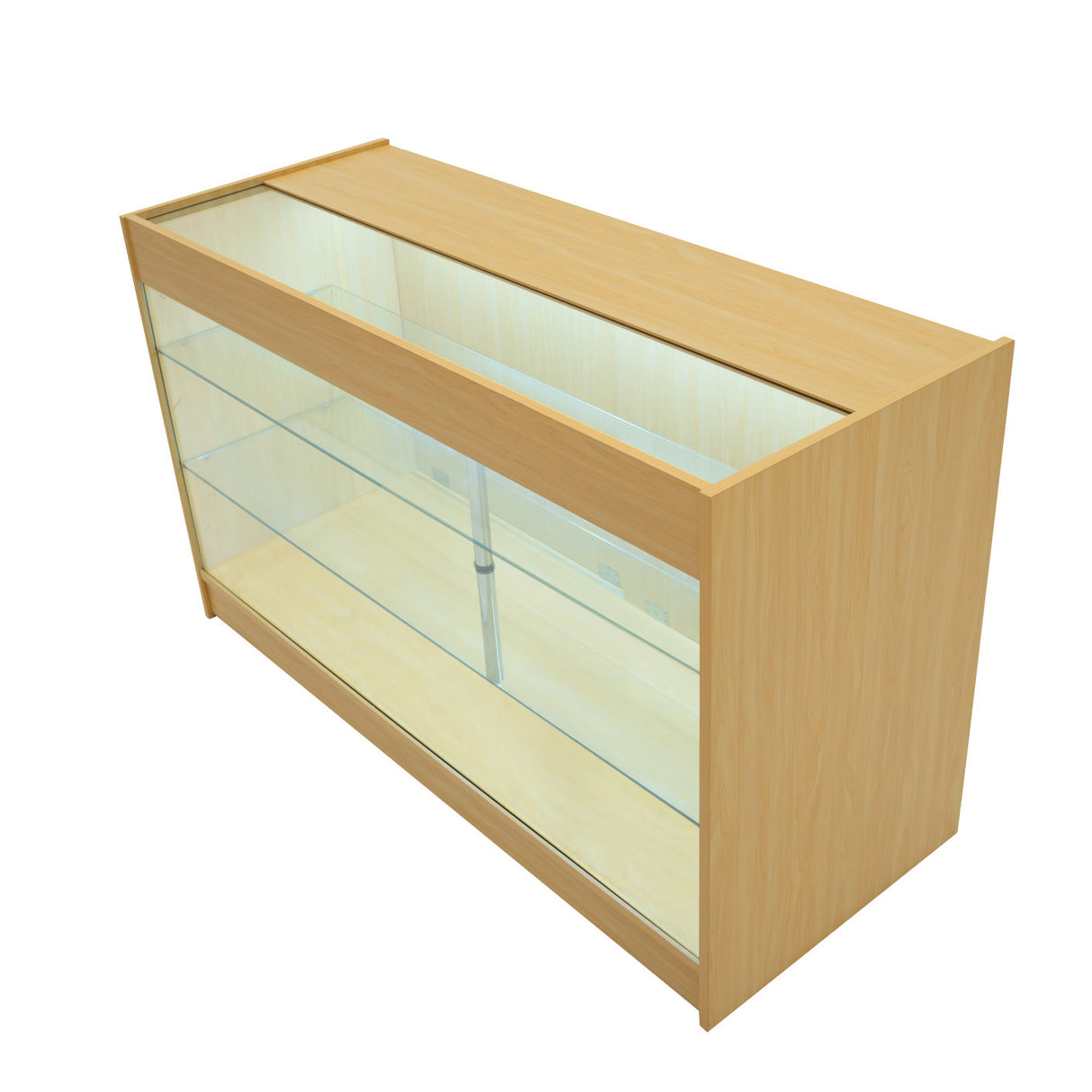 Set Mostradores Comerciales con Luz LED "DEMETER" LM60 + K1500 + B1500 – Arce