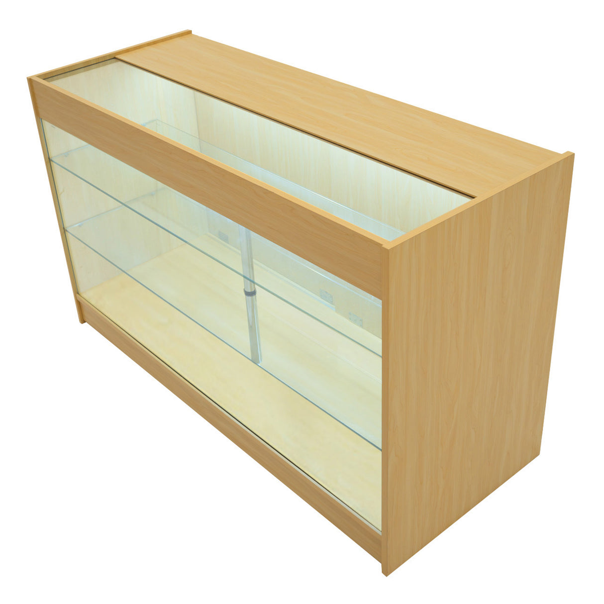 Set Mostradores Comerciales con Luz LED "CALLIOPE" LM60 + K1500 + C1500 – Arce