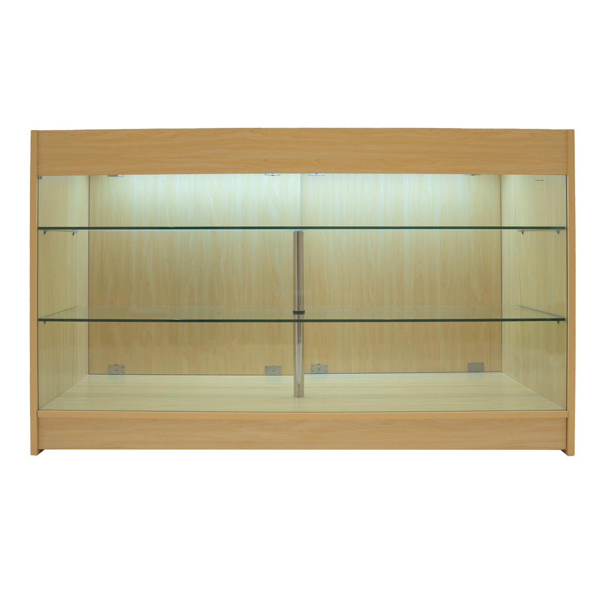 Set Mostradores Comerciales con Luz LED "ARIES" CM60 + 2xK1500 + TB60 – Arce