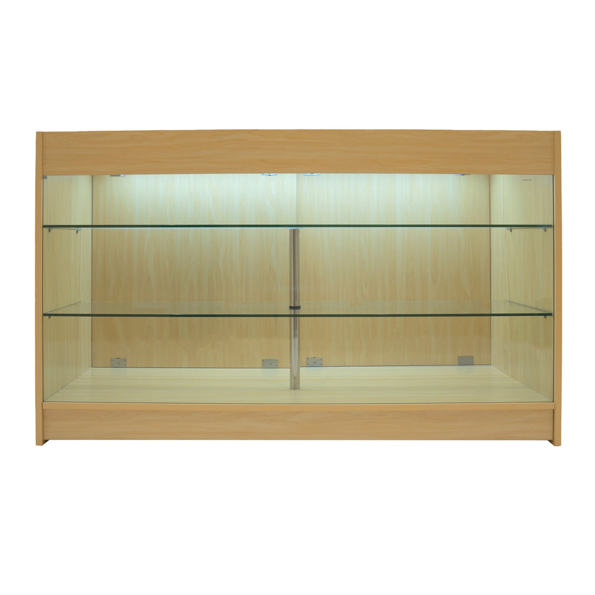 Set Mostradores Comerciales con Luz LED "ASTRO" LM60 + 2xK1500 + TB60 – Arce