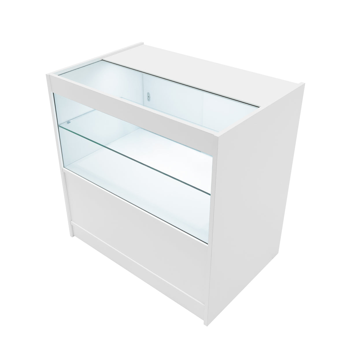 Set Mostradores Comerciales con Luz LED "SELENE" CM60+ 2x C900 – Blanco