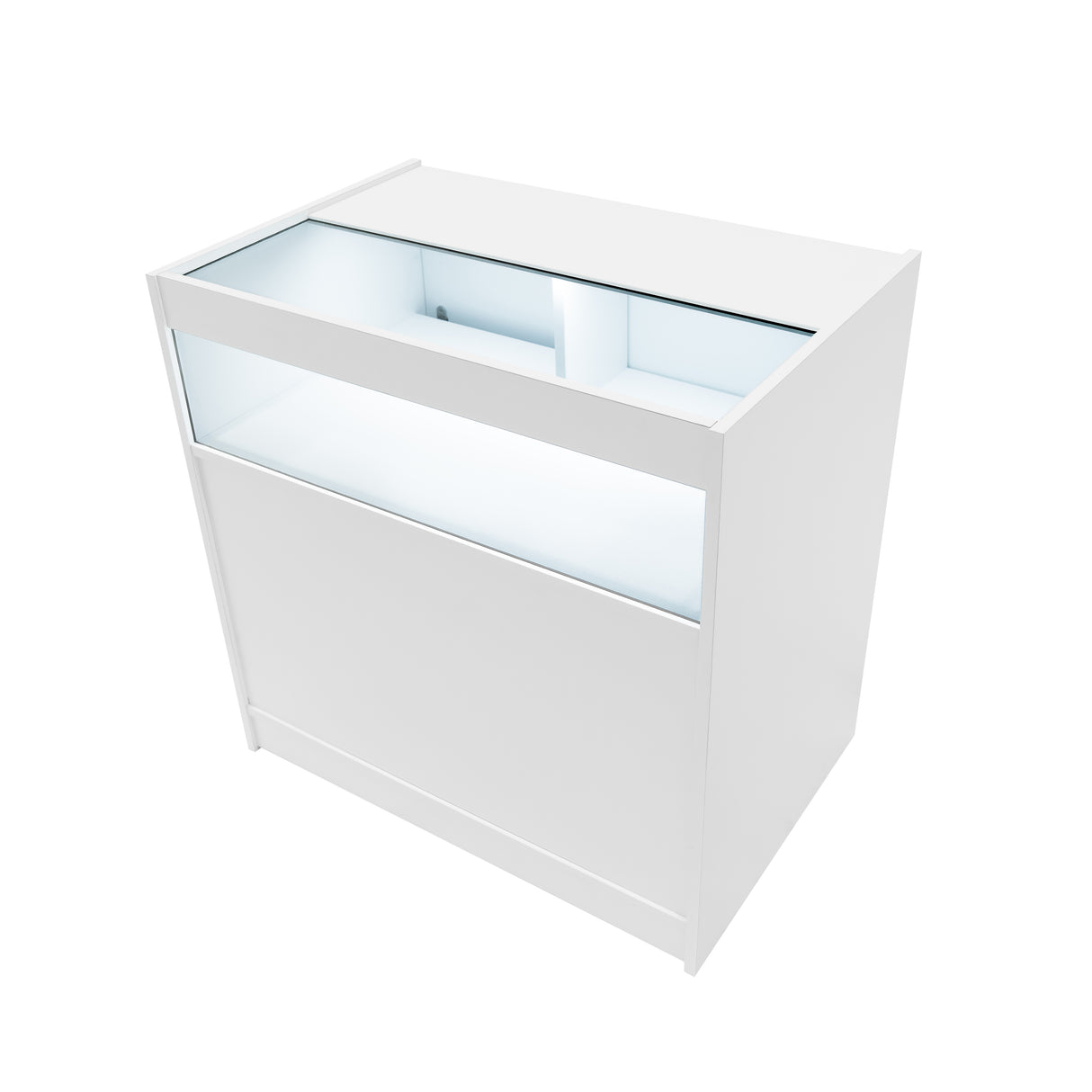 Set Mostradores Comerciales con Luz LED "THESEUS" LM60+ 2x B900 – Blanco