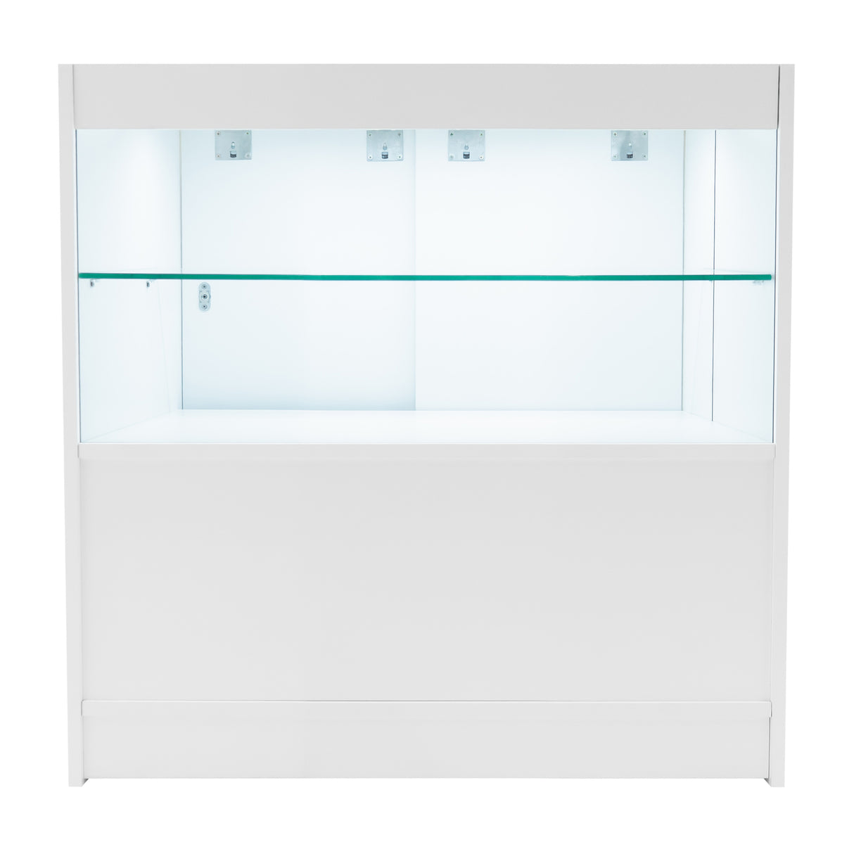 Set Mostradores Comerciales con Luz LED "ANDROMEDA" LM60+ 2x C900 – Blanco