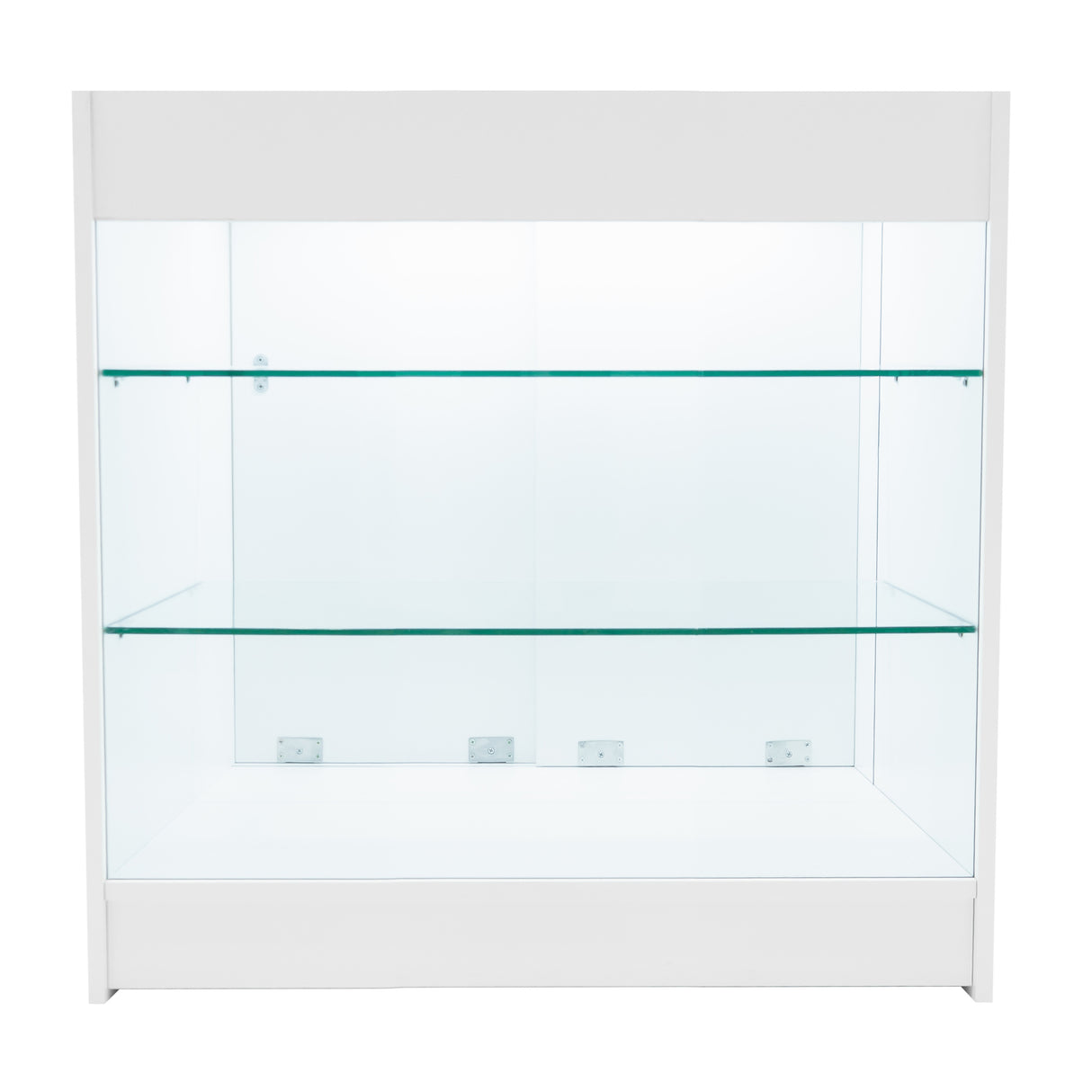 Set Mostradores Comerciales con Luz LED "ARIES" CM60 + 2xK900 + TB60 – Blanco