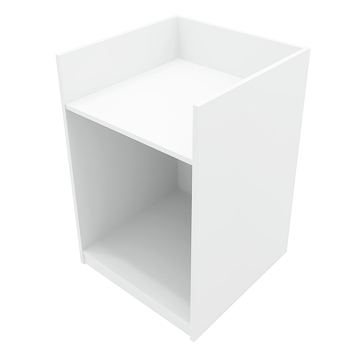 Set Mostradores Comerciales con Luz LED "HYPERION" LM60 + B900 + K900 + TB60 – Blanco