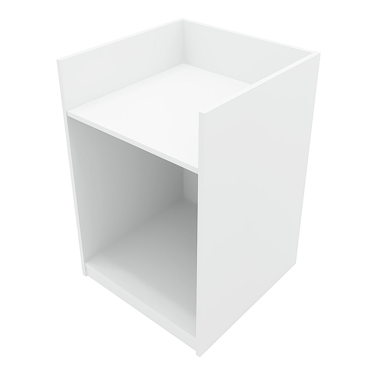 Set Mostradores Comerciales con Luz LED "ARIES" CM60 + 2xK1500 + TB60 – Blanco