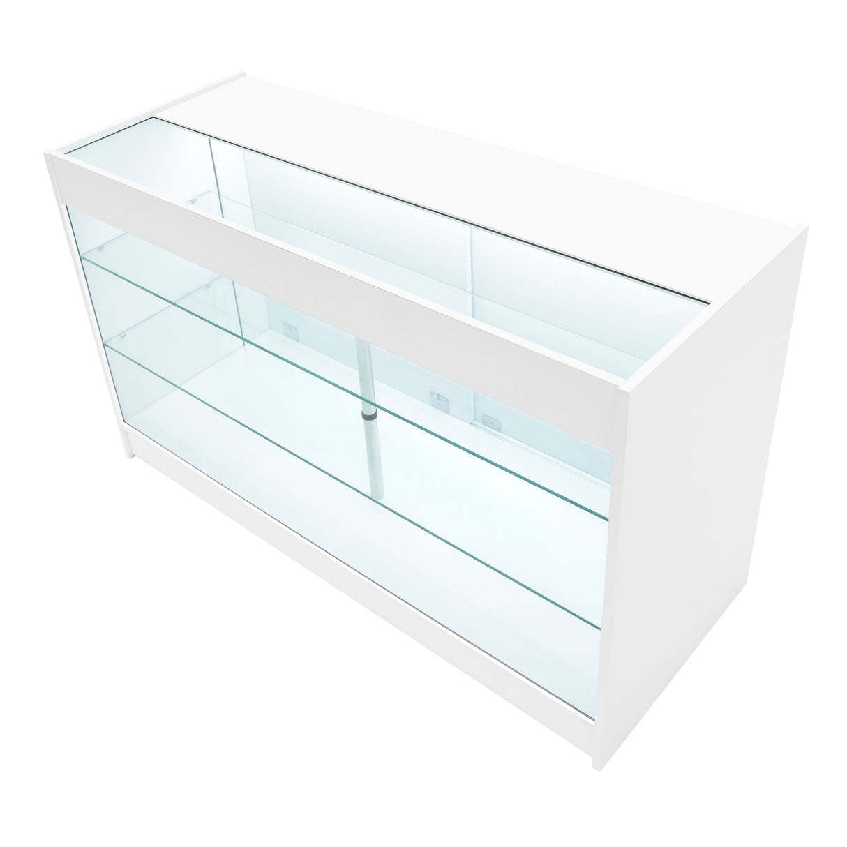 Set Mostradores Comerciales con Luz LED "VEGA" CM60 + K1500 + C1500 + TB60 – Blanco