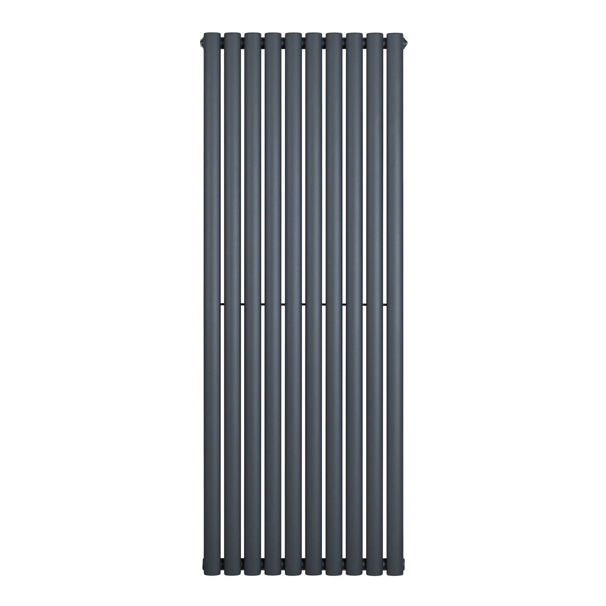 Radiador de columna ovalado en gris antracita, 1600 mm x 600 mm, con diseño moderno y acabado liso, ideal para espacios contemporáneos