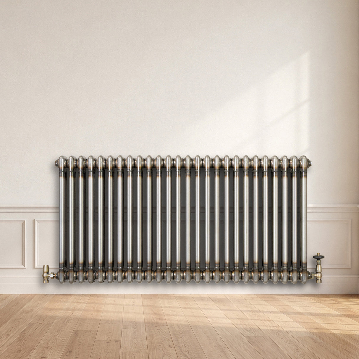 Radiador Tradicional de 2 Columnas - 600 x 1190mm - Metal Crudo