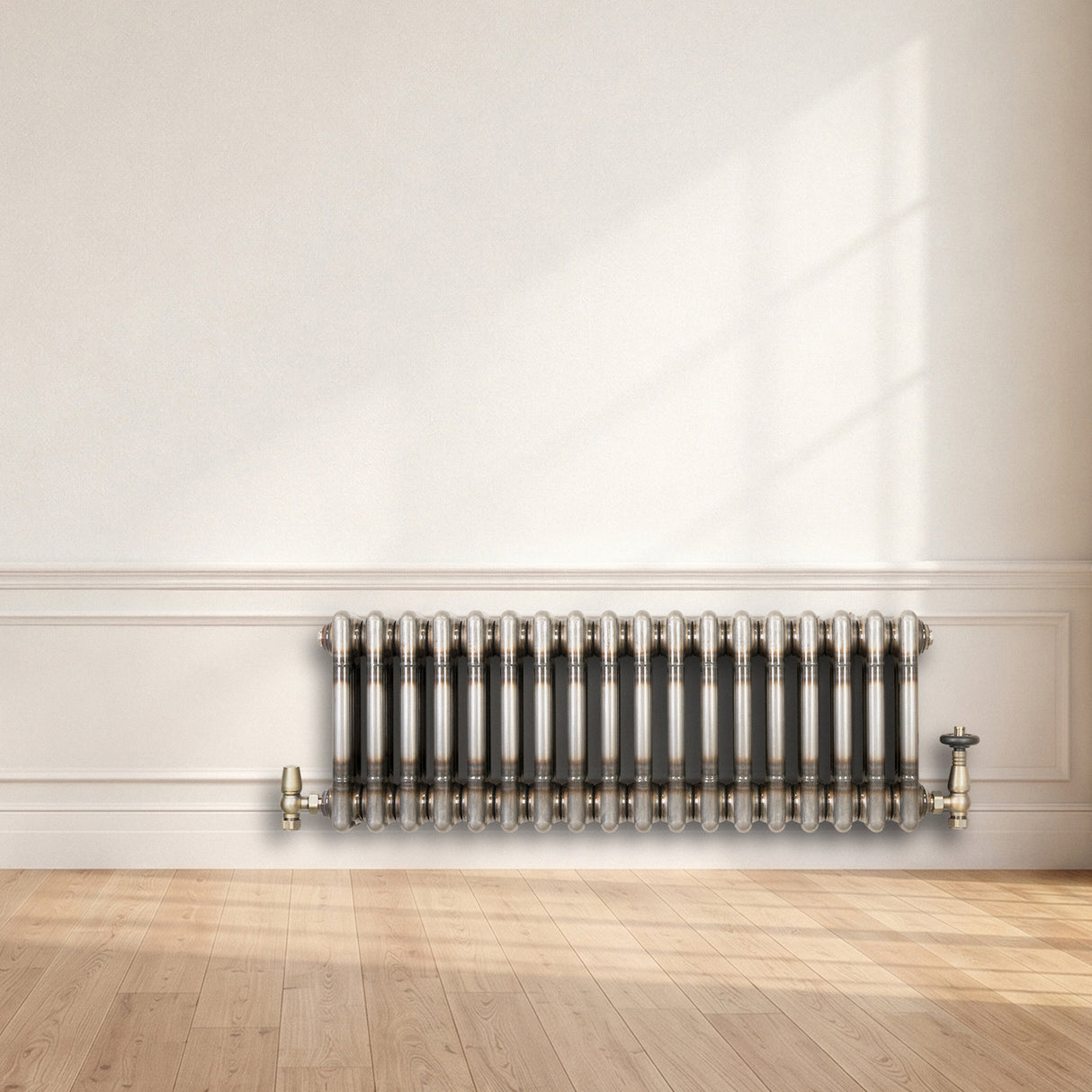 Radiador Tradicional de 3 Columnas - 300 x 650mm - Metal Crudo
