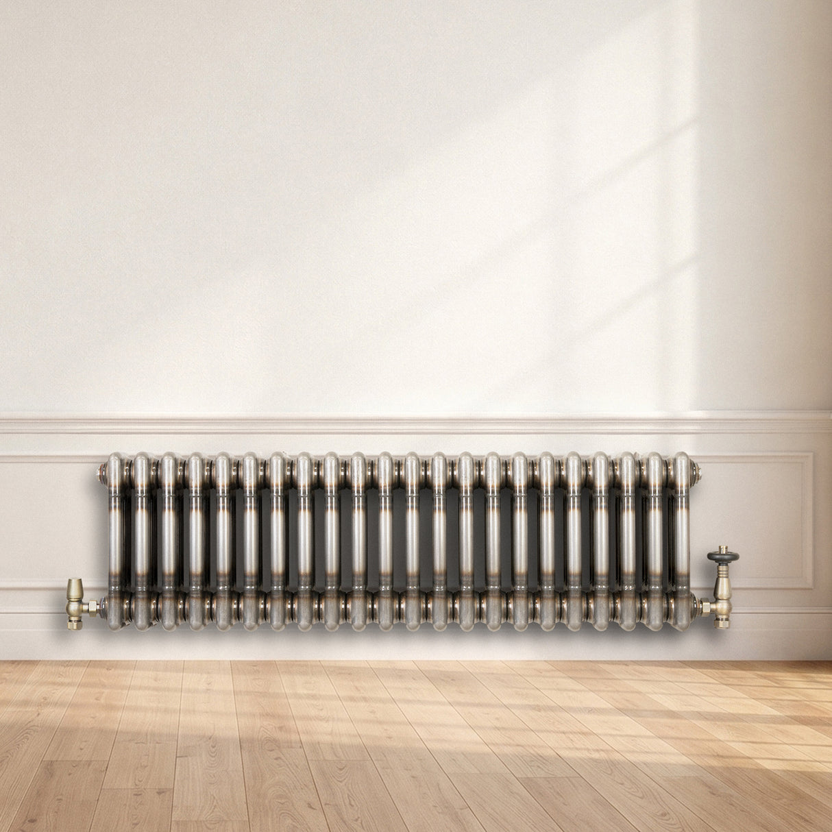 Radiador Tradicional de 3 Columnas - 300 x 830mm - Metal Crudo