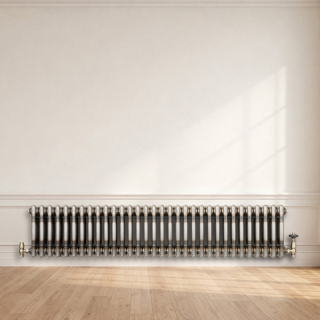 Radiador Tradicional de 3 Columnas - 300 x 1460mm - Metal Crudo