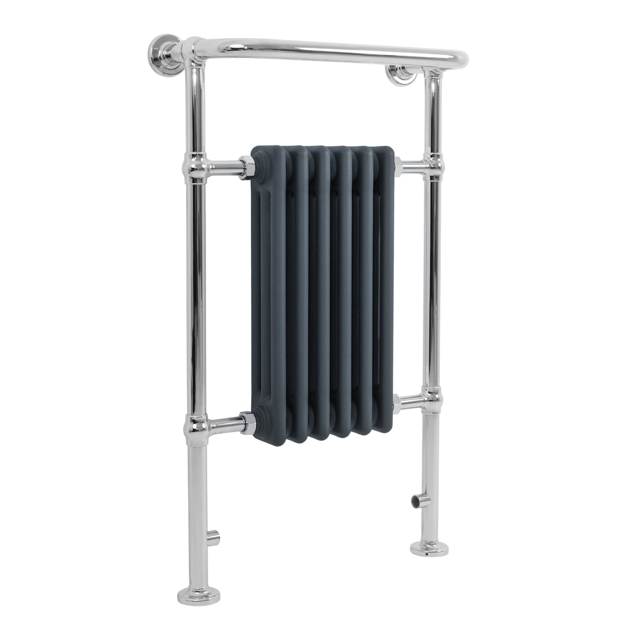 Radiador Toallero Tradicional – 950mm x 570mm – Gris Antracita