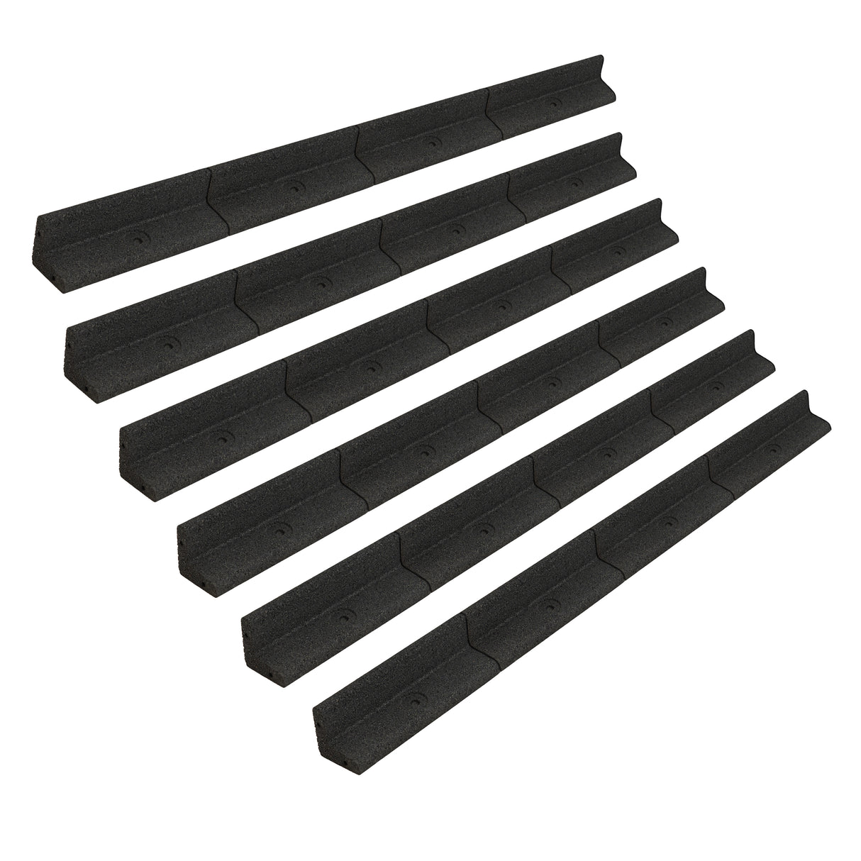 Bordura Flexible para Jardín 6 x 1.2 m – Negra