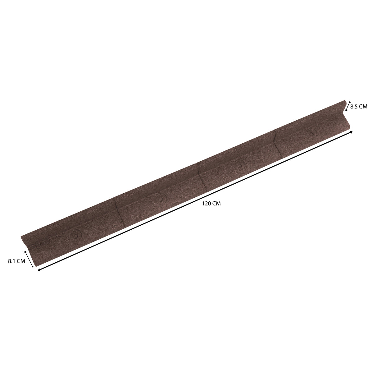 Bordura Flexible para Jardín 6 x 1.2 m – Marrón