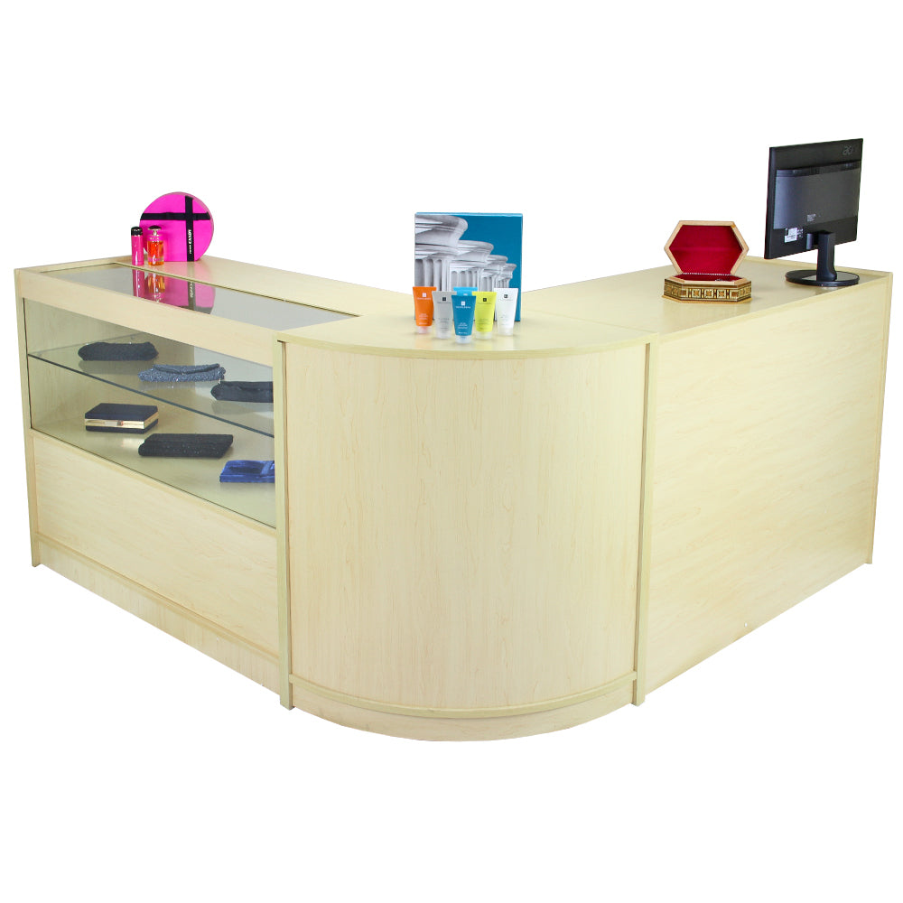 Set de Mostradores Draco en Madera color Arce