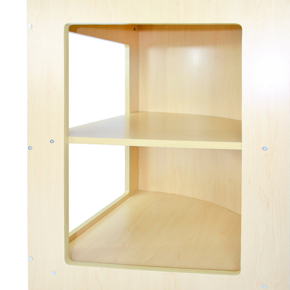 Set de Mostradores Gemini en Madera color Arce